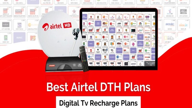 Airtel DTH recharge plans.